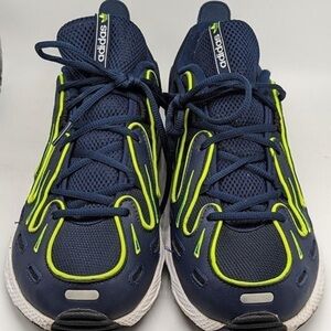 Adidas Original EQT Gazelle Navy Blue and Yellow Mens 11.5 Trainers EE4771